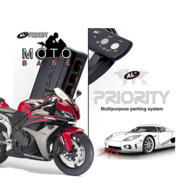 AL Priority lézerblokkoló motorosoknak, egy szenzorral (rendszámtáblához), vízálló vezérléssel. Motoros intercomhoz, vezetékes fülhallgatóhoz csatlakoztatható 'Base' változat - így mindig kényelmesen értesülhetsz a riasztásokról!  Legújabb, Hw.4-